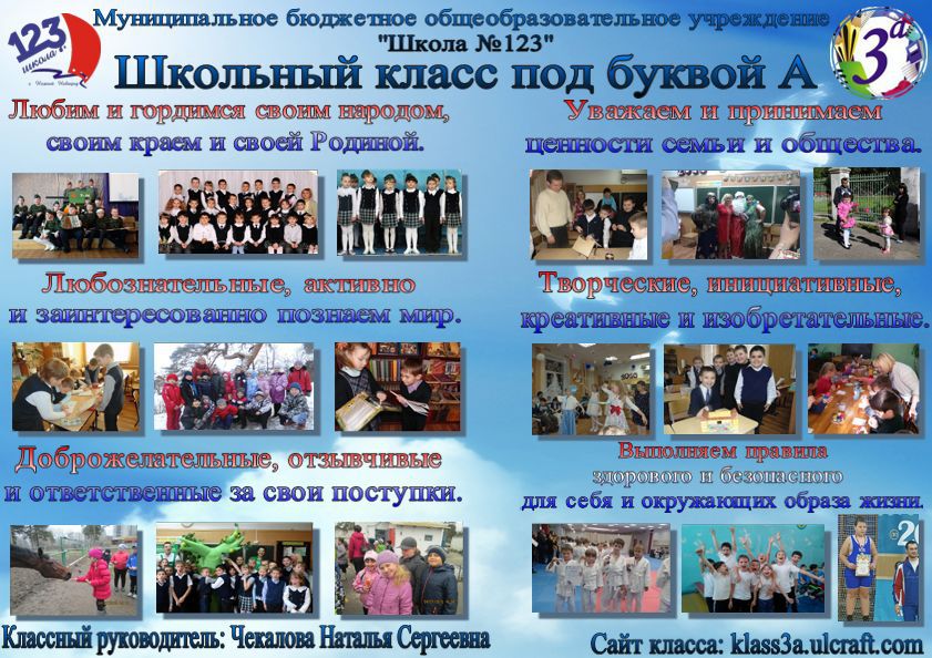 Визитка для класса на конкурс Визитка для класса на конкурс